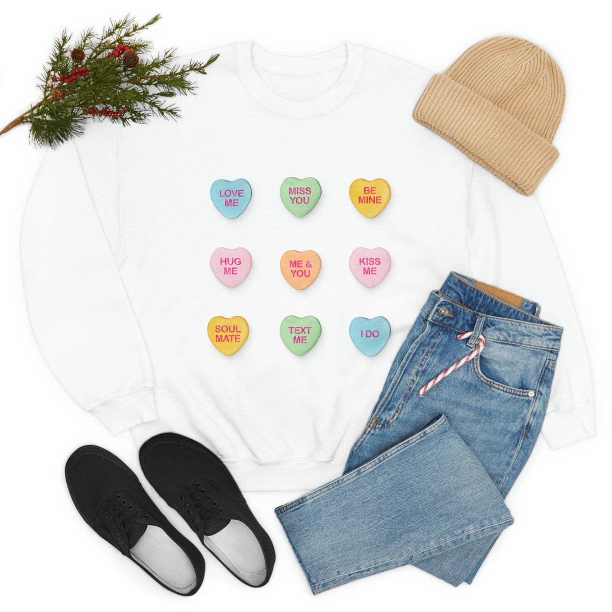 Valentine&#39;s Day Candy Sweatshirt