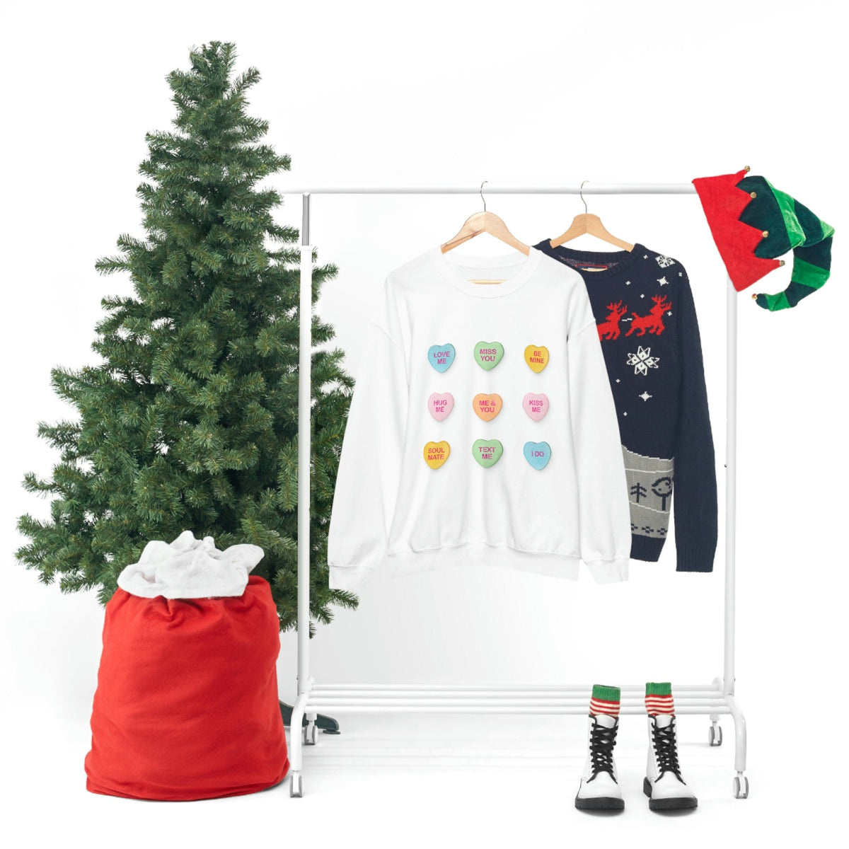 Valentine&#39;s Day Candy Sweatshirt