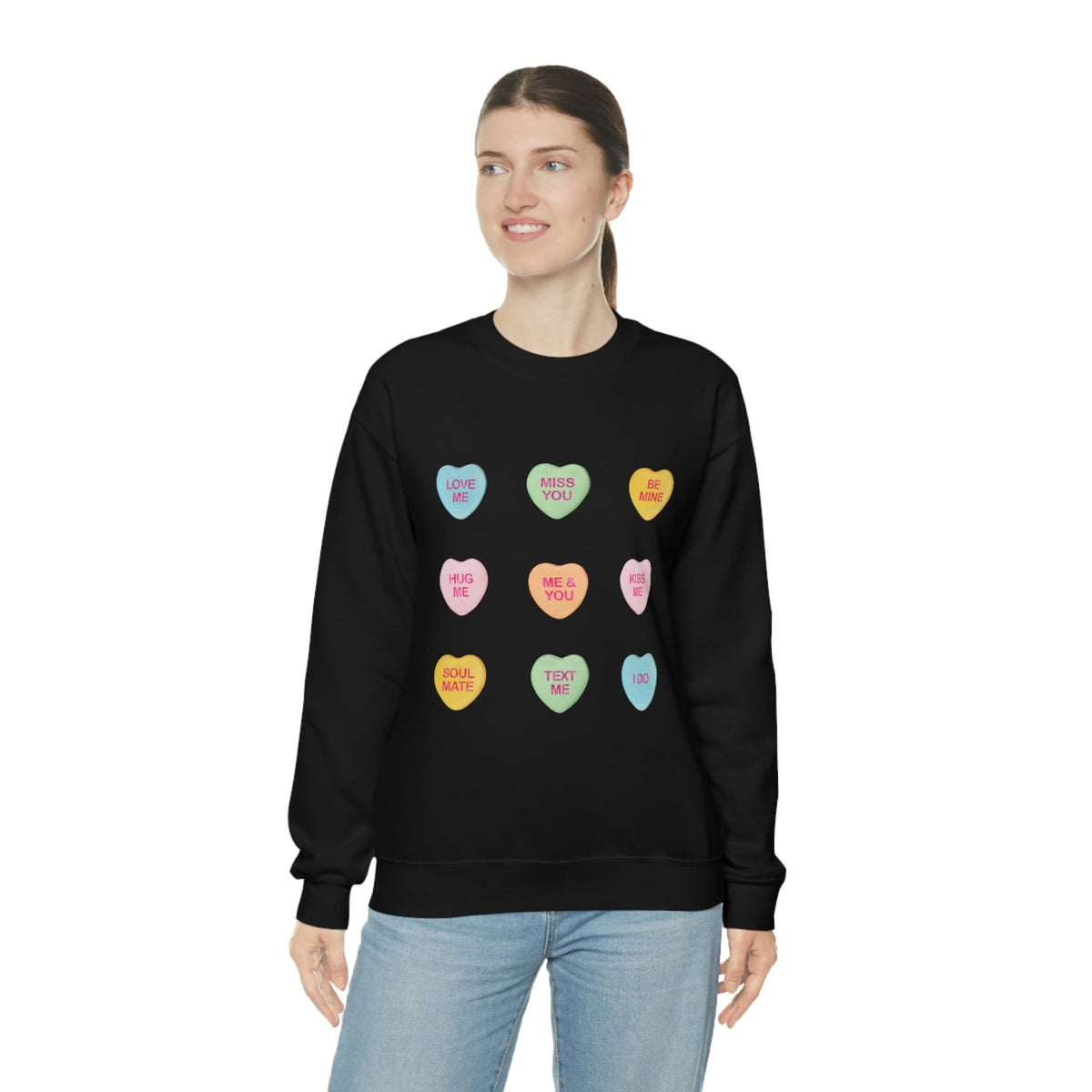 Valentine&#39;s Day Candy Sweatshirt