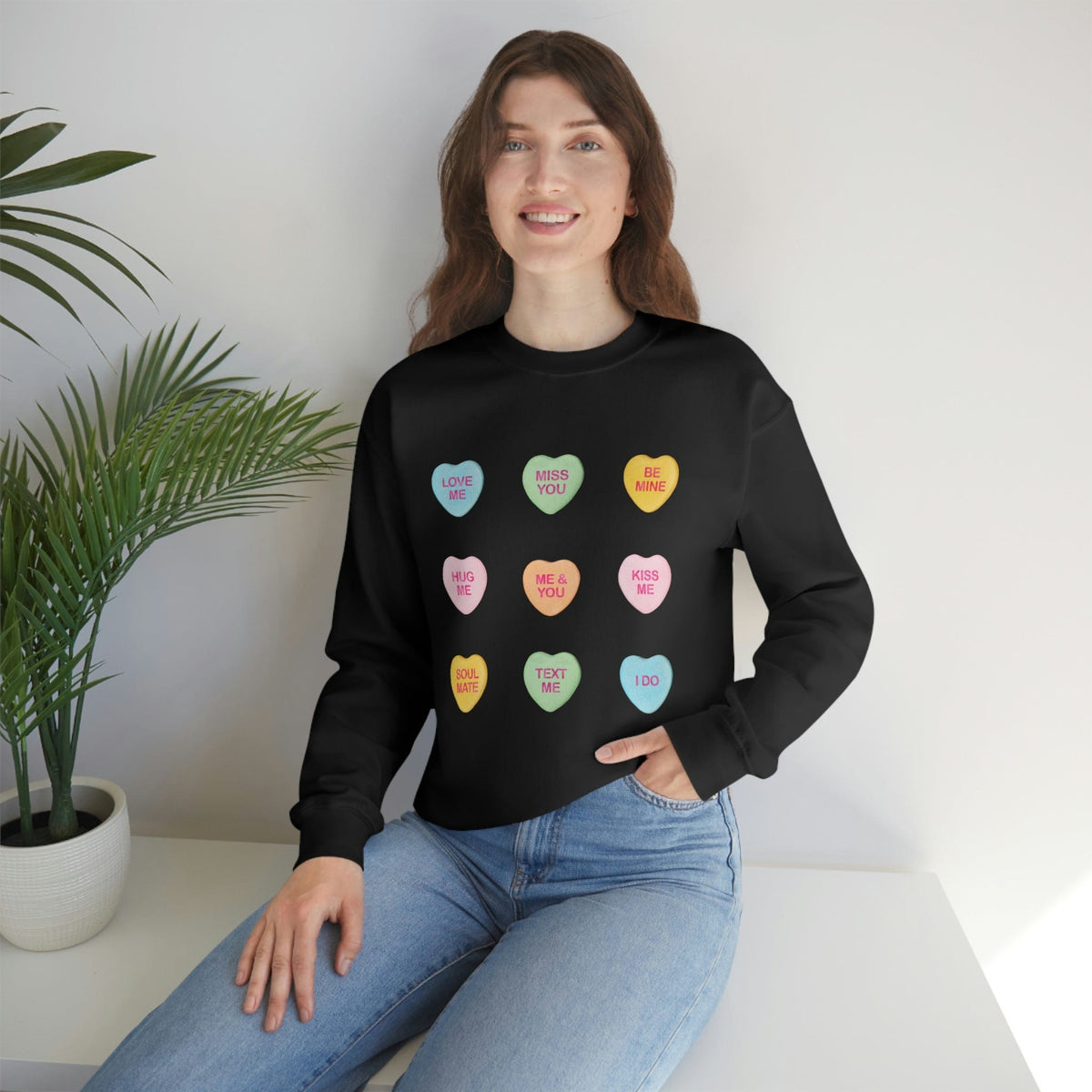 Valentine&#39;s Day Candy Sweatshirt