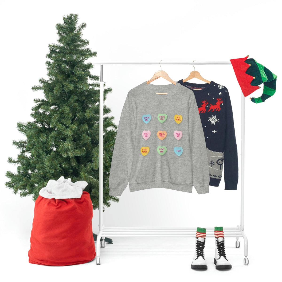 Valentine&#39;s Day Candy Sweatshirt