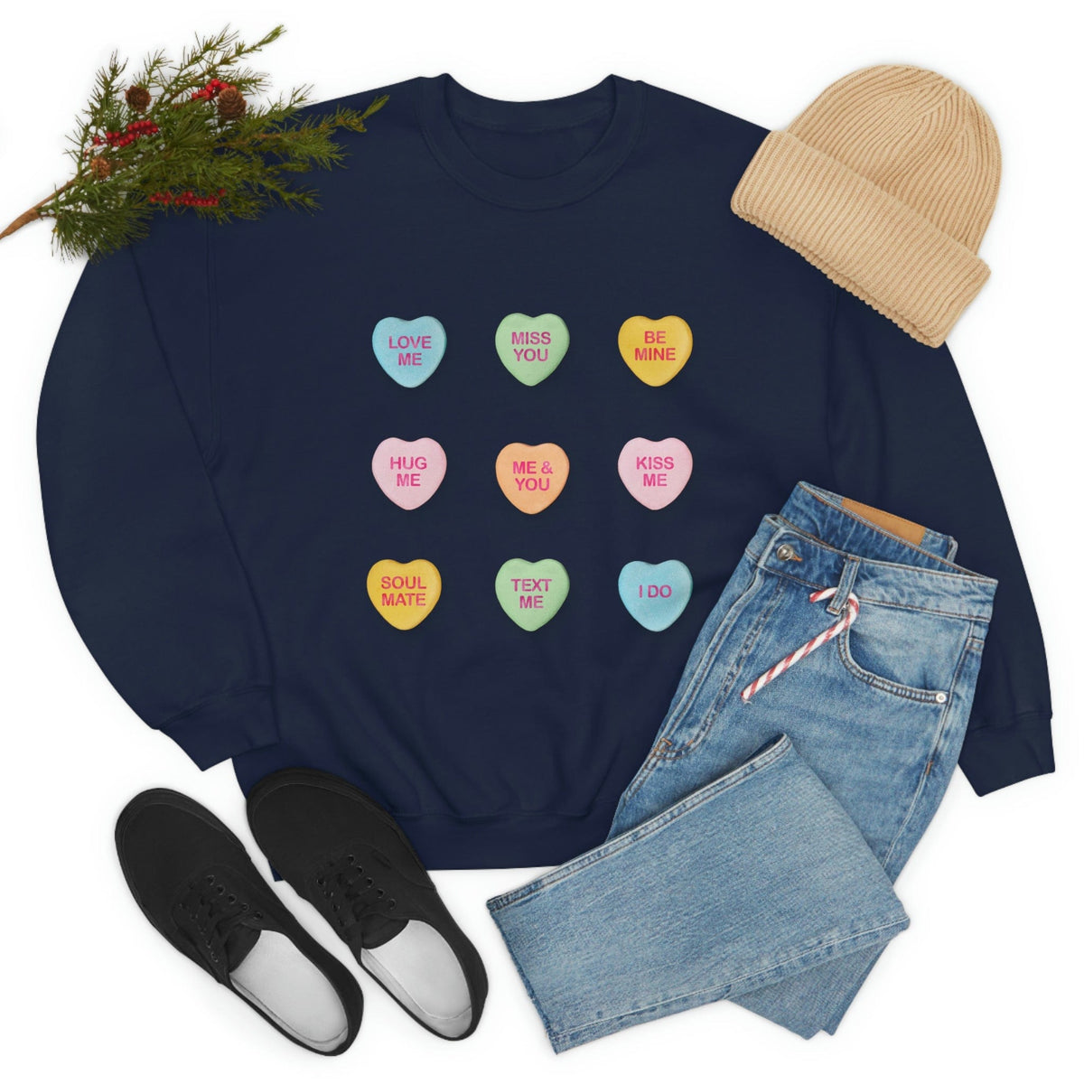 Valentine&#39;s Day Candy Sweatshirt