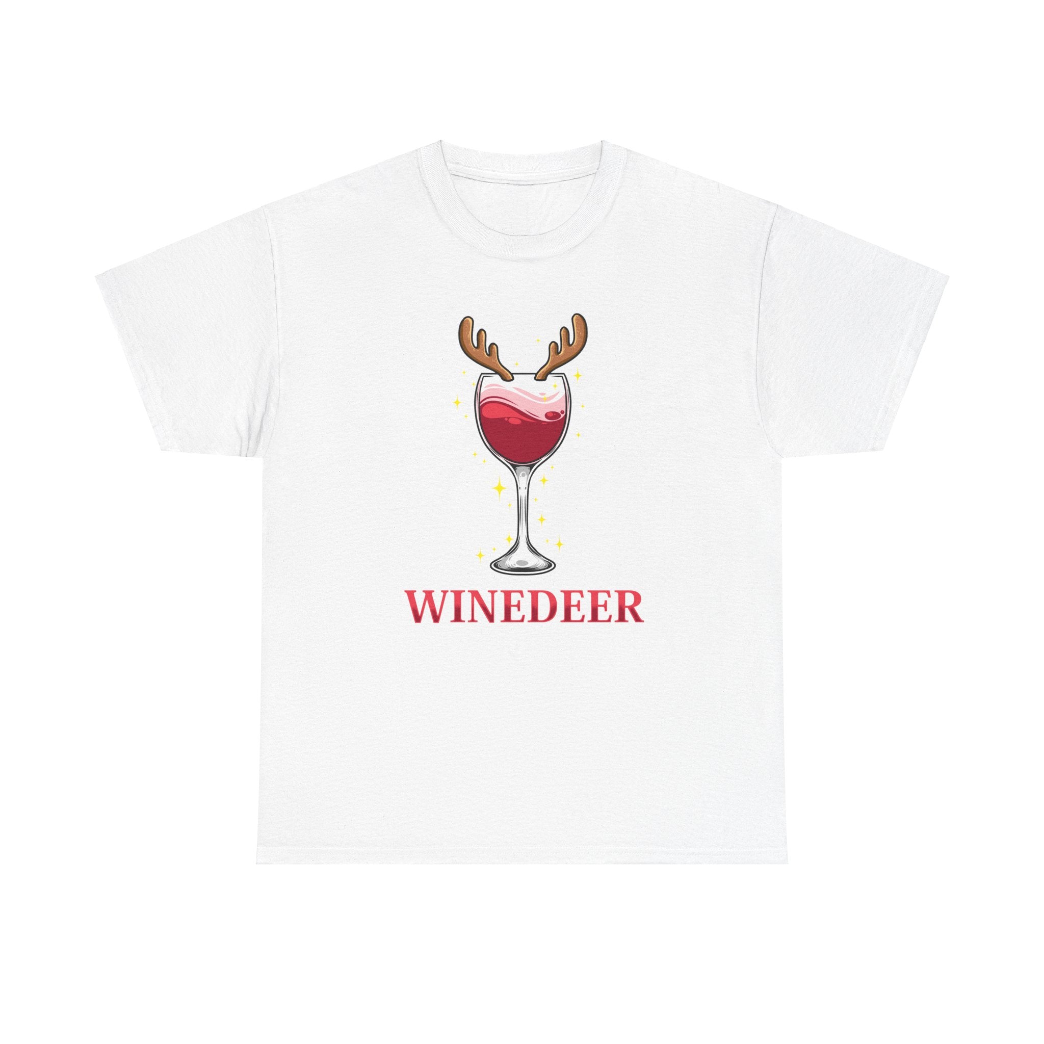 Wine Deer Black Unisex Tee (Unisex)